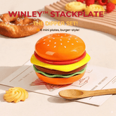 Winley⢠StackPlate⢠ā The Elegant Way to Serve Burgers & Bites