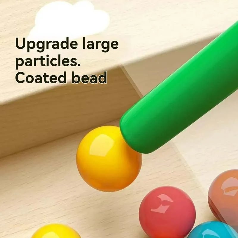 Montessori Magnetic Rolling Maze Hand Eye Coordination Trainer Track Ball Cognitive Thinking Puzzle for Kindergarten Readiness