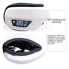 6D Smart Vibration Eye Massager Airbag Compress Eye Care Instrument Bluetooth Music Eye Massage Sleep Mask Eye Relax Fatigue