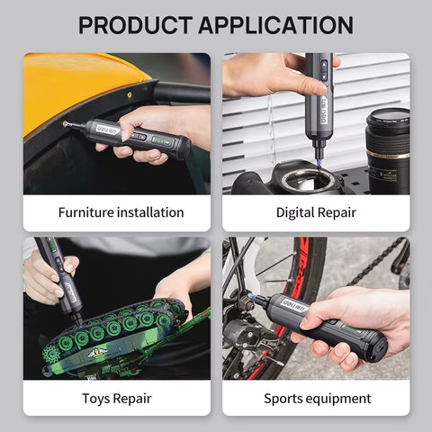 Mini Electric Screwdriver Set USB Rechargeable 2000Mah Adjustment Power Dril Multi-Function Disassembly Torque Repair Tools Kit