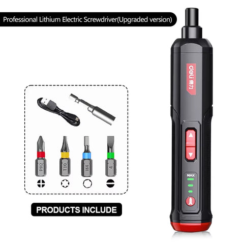 Mini Electric Screwdriver Set USB Rechargeable 2000Mah Adjustment Power Dril Multi-Function Disassembly Torque Repair Tools Kit