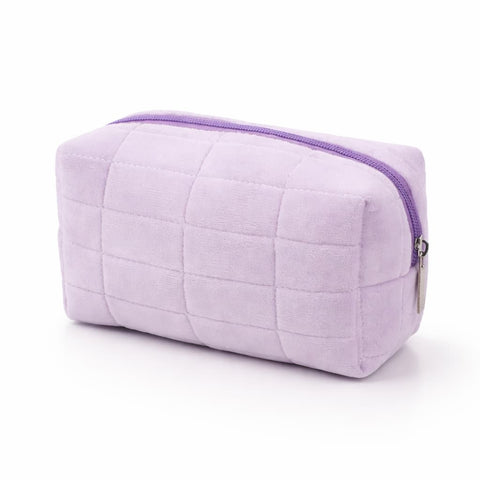 Winley™ LuxeCarry™ Velvet Cosmetic Pouch