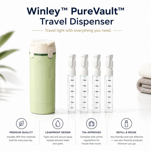 PureVault™ 4-in-1 Travel Dispenser - 3.4 oz