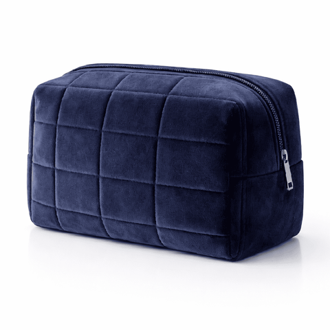 Winley™ LuxeCarry™ Velvet Cosmetic Pouch