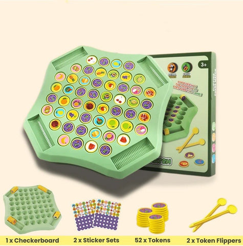 BrainFlip™ – Match Animals & Fruits for Endless Family Fun