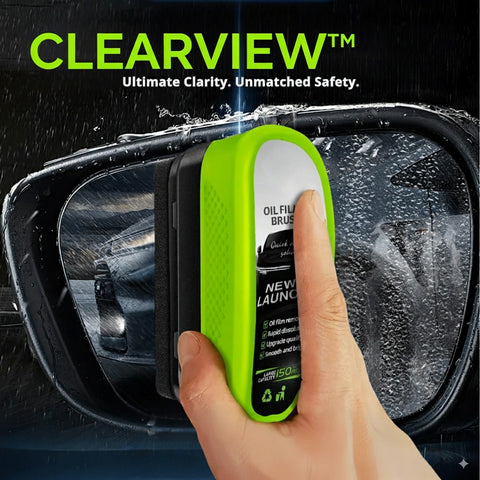 ClearView™ Glass Oil Film Cleaner – 150ml Brush Applicator