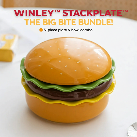 Winley™ StackPlate™ – The Elegant Way to Serve Burgers & Bites