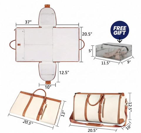 Winley™ LuxeTrek™ Suit Bag — 2-in-1 Carry-On.