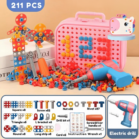 BuildBuddy™ – Electric Drill Assembly Puzzle Toy
