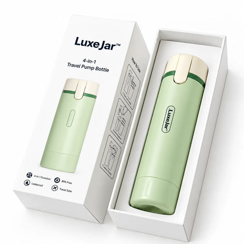 LuxeJar™ —  4-in-1 Travel Dispenser - 3.4 oz