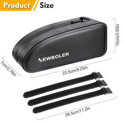 Bicycle Bag Waterproof Cycling Top Front Tube Frame Bag Large Capacity MTB Road Bicycle Pannier Black Bike Accessories