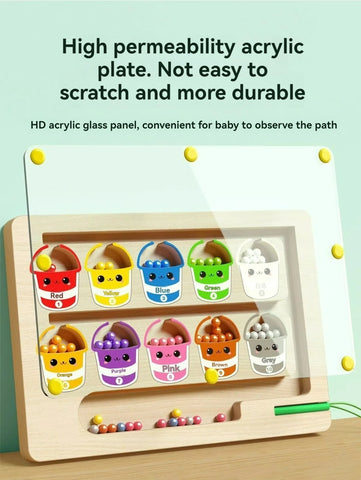 MagniMaze™ – Montessori Magnetic Rolling Ball Maze