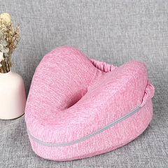 Pillow Ergonomic Leg Support Pillow Relieve Sciatica Back and Hip Pain Soft Leg Support Cushion with Removable and Washable