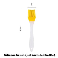 1-2PCS 2In1 Olive Oil Dispenser Bottle 500Ml Plastic Oil Sprayer Cooking Oil Spray Tank BBQ Baking Picnic Kitchen Tools for Home