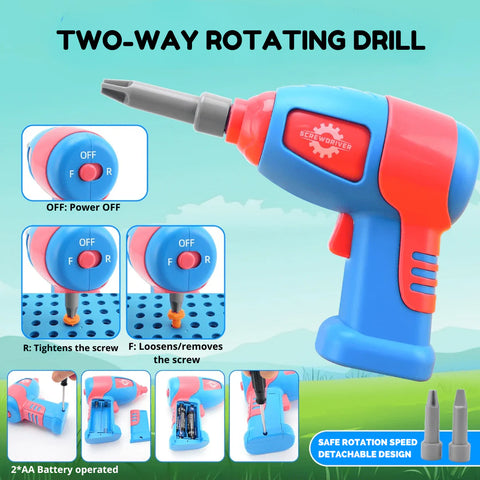 BuildBuddy™ – Electric Drill Assembly Puzzle Toy