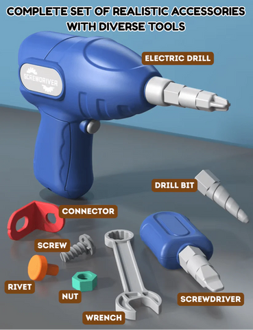BuildBuddy™ – Electric Drill Assembly Puzzle Toy