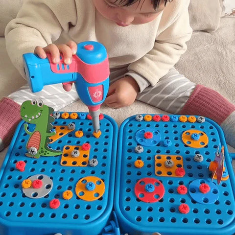 BuildBuddy™ – Electric Drill Assembly Puzzle Toy