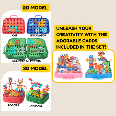 BuildBuddy™ – Electric Drill Assembly Puzzle Toy